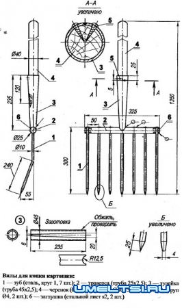 Картофельные вила