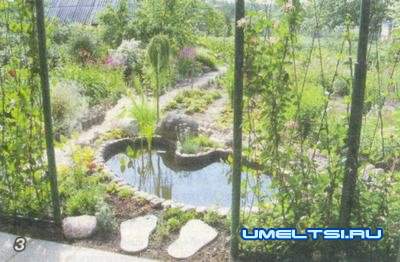 Декоративный бассейн(водоем) на даче отчет мастера