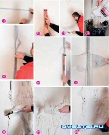 Декоративная отделка стены