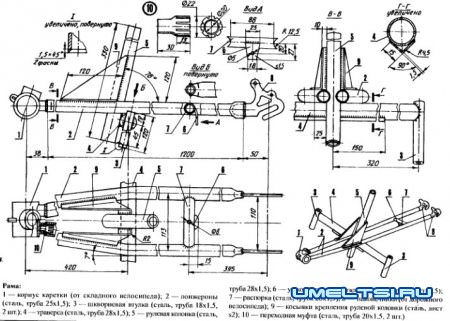 Веломобиль своими руками: взрослый трехколесный велосипед 