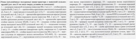 Минитрактор своими руками c ломающейся рамой