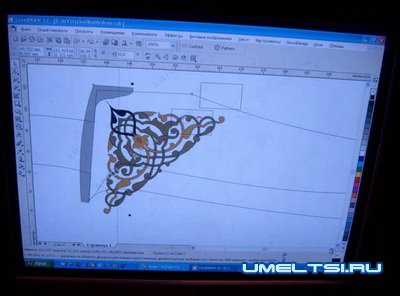 Травление металла: рисунок на лезвии ножа