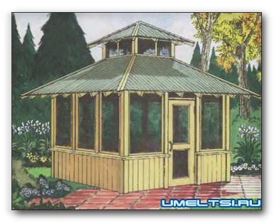 Беседка для дачи своими руками