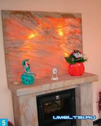 Каменные обои своими руками