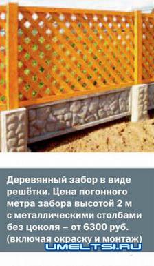 Строительство заборов для загородного участка Строительство заборов для загородного участка