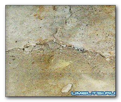 Заделка трещин в бетоне