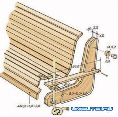 Деревянные садовые качели своими руками Деревянные садовые качели своими руками