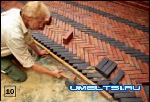 Технология укладки брусчатки