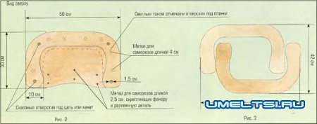 Простые подвесные детские качели своими руками