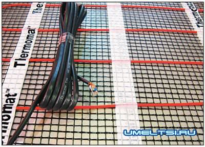 Теплый пол с электрическим подогревом