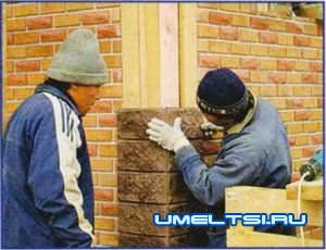 Облицовка фасадов плиткой