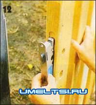 Деревянный забор своими руками