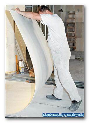 Ломаные формы из гипсокартона Ломаные формы из гипсокартона