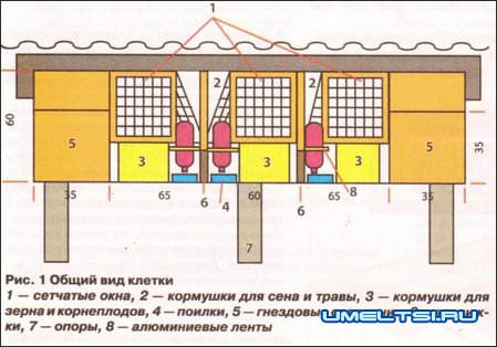 Клетки для кроликов своими руками