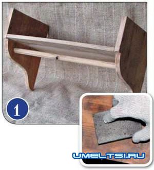 Украшаем гжельскою росписью полку Украшаем гжельскою росписью полку