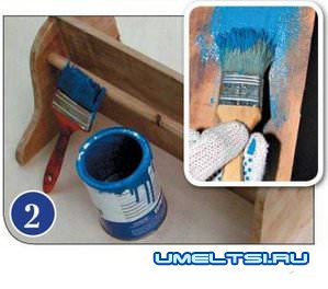 Украшаем гжельскою росписью полку Украшаем гжельскою росписью полку