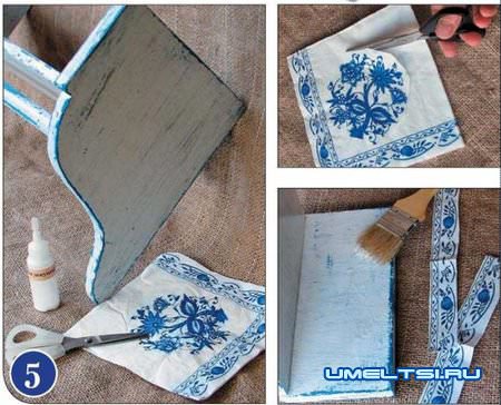 Украшаем гжельскою росписью полку Украшаем гжельскою росписью полку