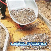 Садовые дорожки из гальки