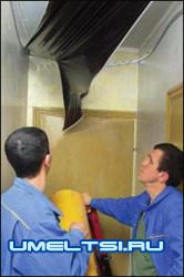 Монтаж натяжных потолков