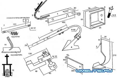 Ручной культиватор своими руками