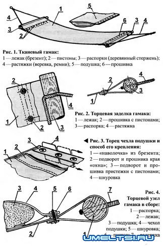Простой гамак своими руками