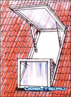 Окно-балкон в мансарде Окно-балкон в мансарде