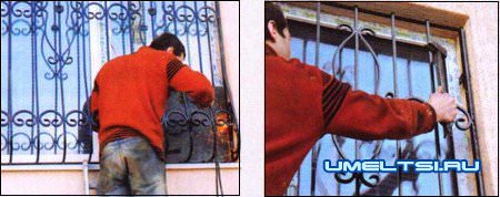 Установка решеток на окна Установка решеток на окна