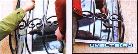 Установка решеток на окна Установка решеток на окна