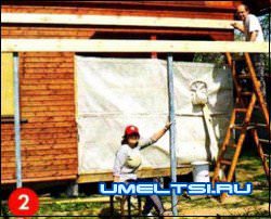 Навес к дому Навес к дому