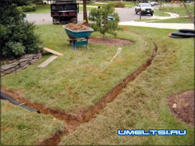 Дренажная система дачного участка