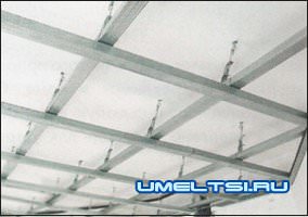 Подвесной потолок своими руками из гипсовых панелей