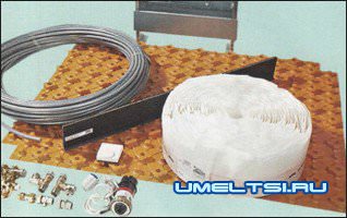 Теплый водяной пол своими руками