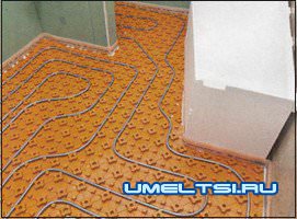 Теплый водяной пол своими руками