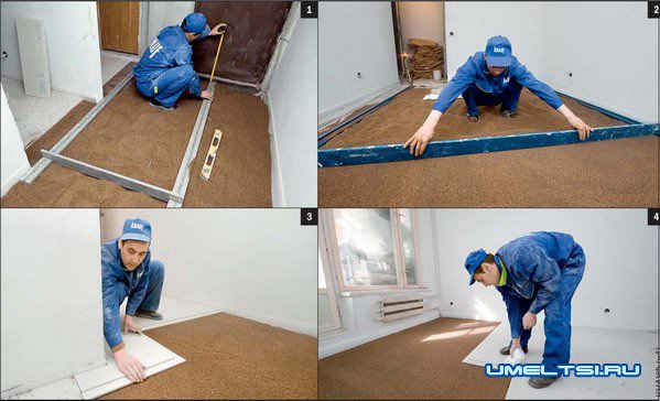 Выравнивание пола своими руками Выравнивание пола своими руками