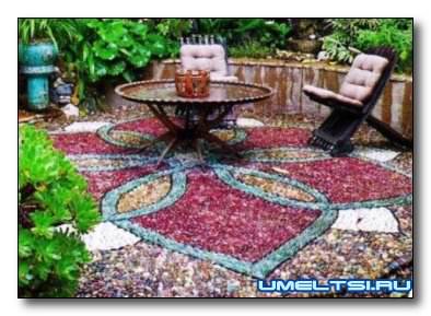 Мозаика из гальки