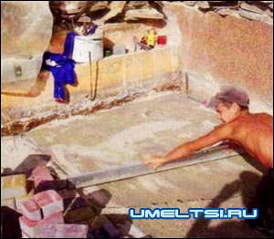 Тротуарная плитка своими руками