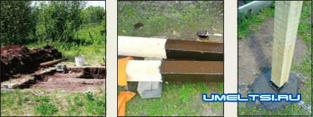 Деревянная беседка своими руками