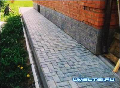 Отмостка своими руками Отмостка своими руками