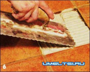 Замена треснувшей плитки Замена треснувшей плитки