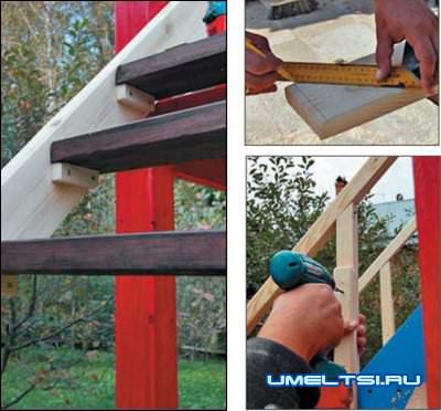 Детская горка своими руками