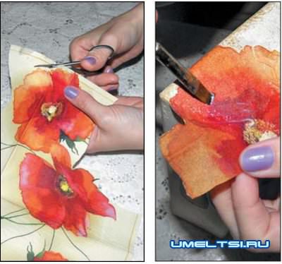 Поднос деревянный с декором Поднос деревянный с декором