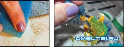 Поднос деревянный с декором Поднос деревянный с декором