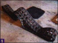 Гусеницу для скутера можно вырезать из старой гусеницы от снегохода «Буран» Гусеницу для скутера можно вырезать из старой гусеницы от снегохода «Буран»