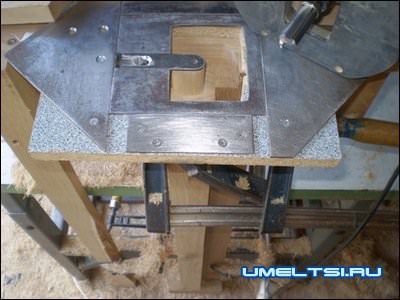 Приспособление для изготовления столярного шипа