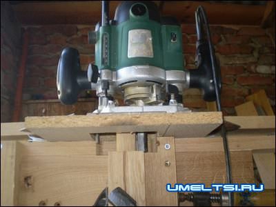 Приспособление для изготовления столярного шипа