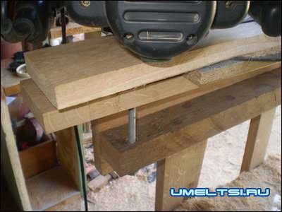 Приспособление для изготовления столярного шипа