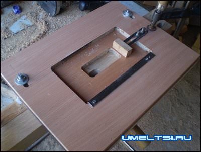 Приспособление для изготовления столярного шипа