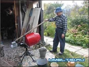 Приспособление к бетономешалке