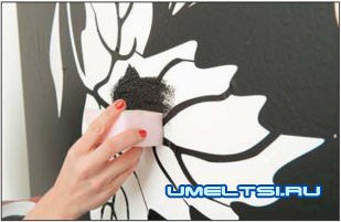 Декорирование стен с помощью трафаретов Декорирование стен с помощью трафаретов