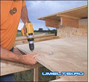 Бытовка своими руками+открытая терраса Бытовка своими руками+открытая терраса